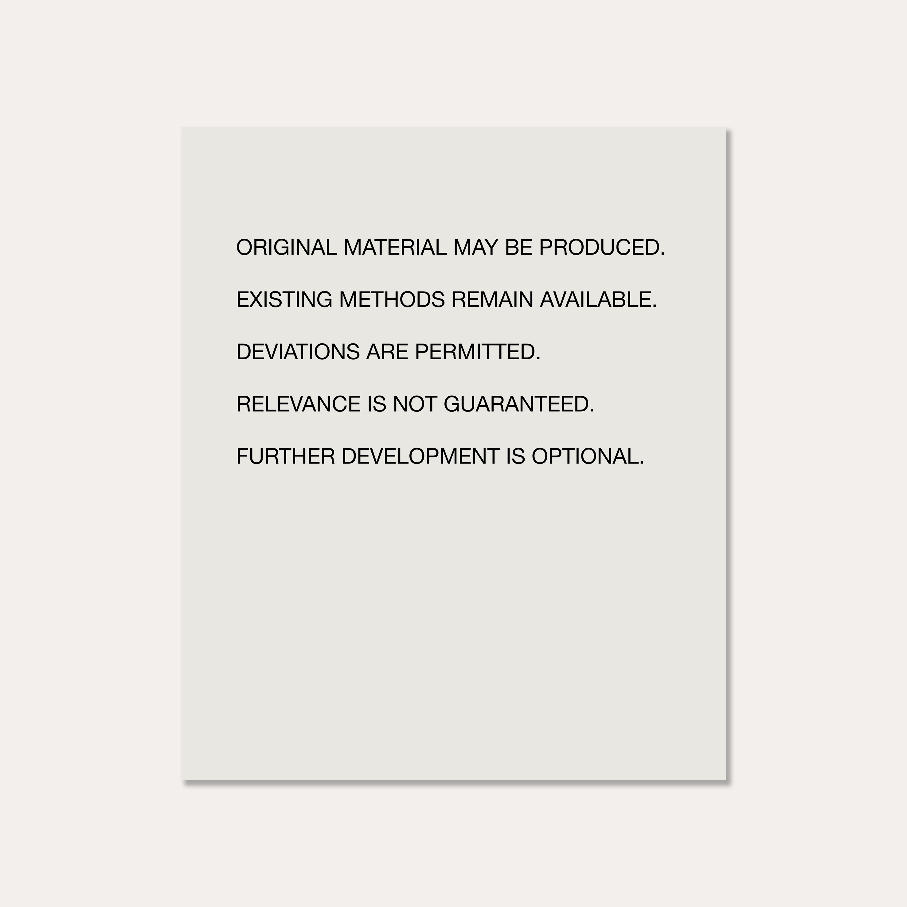 Creativity – General Conditions, Johnny Ramstedt