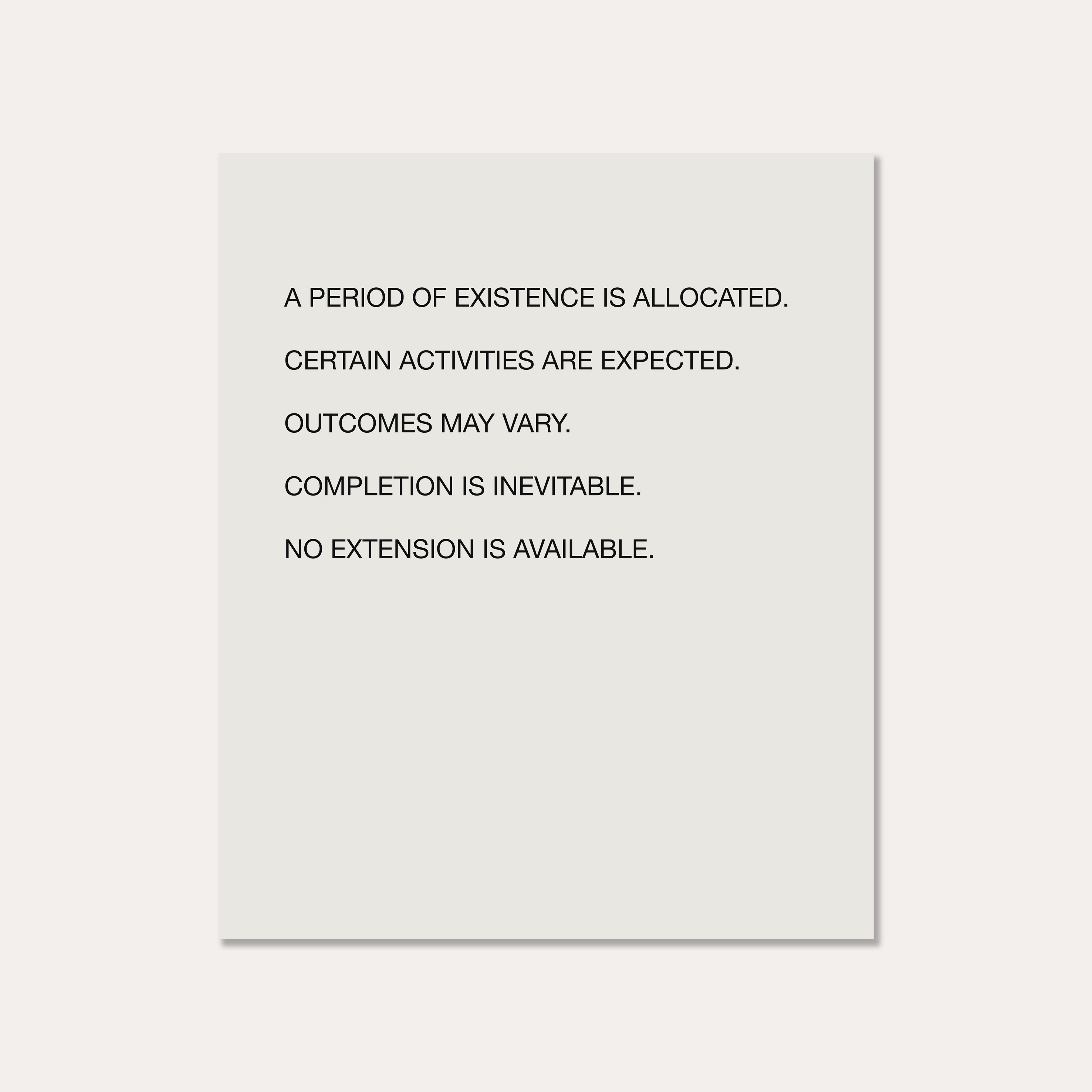 Life – General Conditions, Johnny Ramstedt